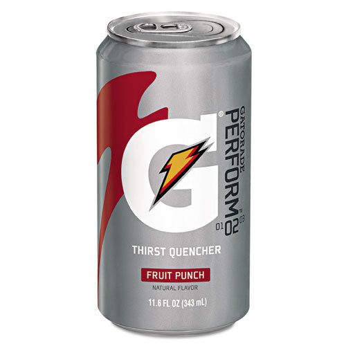 Gatorade Thirst Quencher Fruit Punch Flavor 11.6 oz Can (24 Pack) 30903