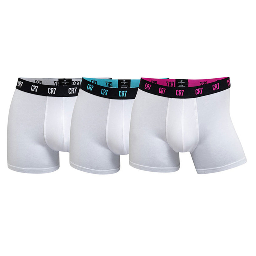 Cristiano Ronaldo CR7 3-Pack Boxer Briefs White Underwear 8100-49-655