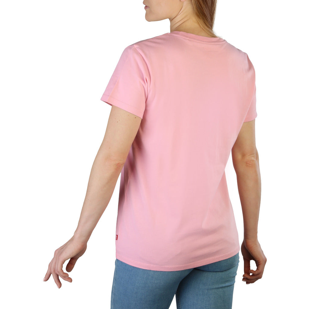 Levi's The Perfect Poster Logo Prism Pink Women's T-Shirt 173691918