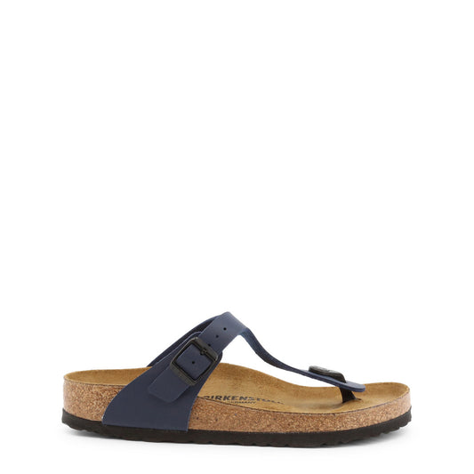 Birkenstock Gizeh Birko-Flor Blue Sandals 143621 Regular/Wide Width