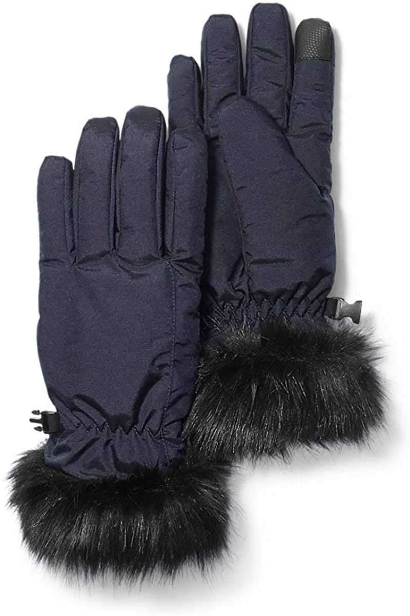 Eddie Bauer Sun Valley Down Navy Women's Gloves
