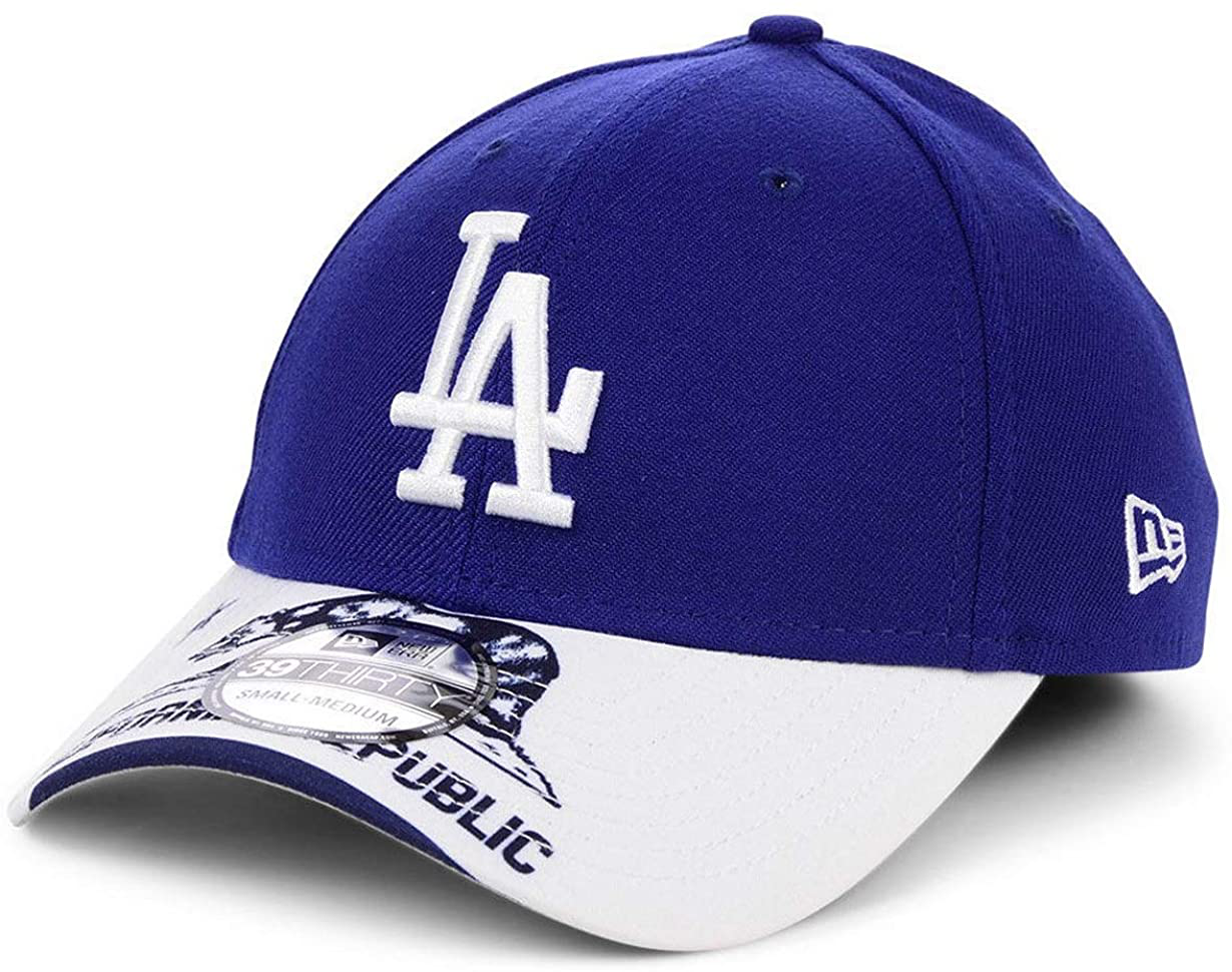 New Era 39THIRTY MLB Los Angeles Dodgers Team Classic Flex Blue Stretch Fit Hat