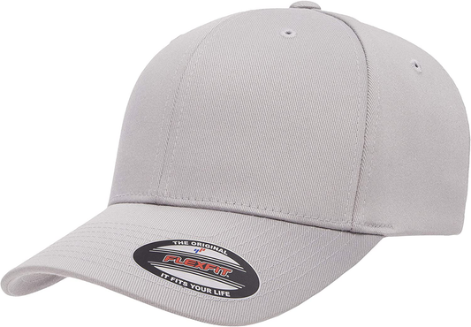 Flexfit Athletic Baseball Silver Men's Fitted Cap
