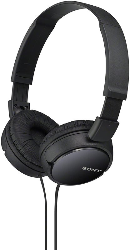 Sony ZX Series Wired On-Ear Black With-Mic Headphones MDR-ZX110AP