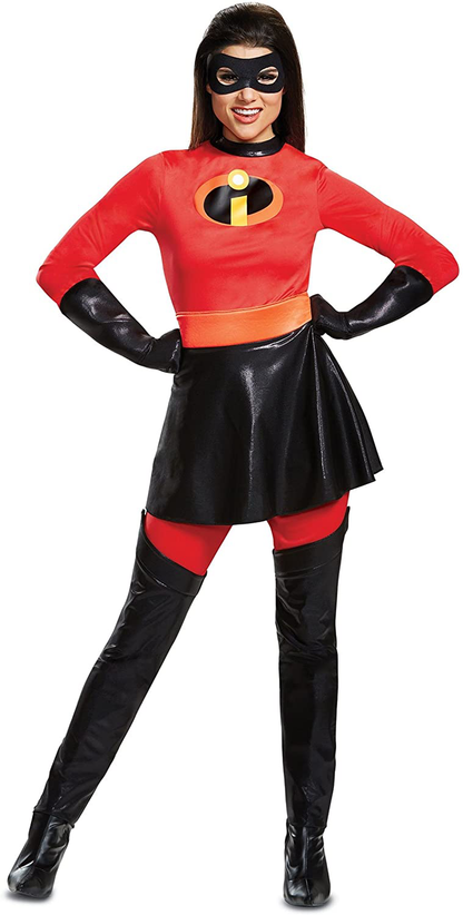 Disguise Mrs. Incredible Skirted Deluxe Women's Adult Costume