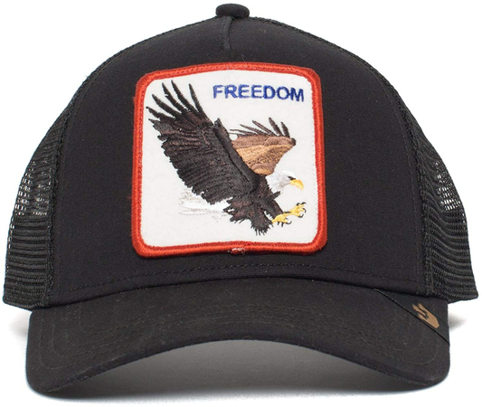 Goorin Bros Black Freedom Eagle Men's Trucker Hat