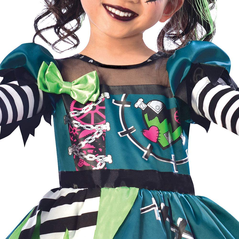 Suit Yourself Monster Miss Halloween Toddler Girls Costume (Includes Headband)