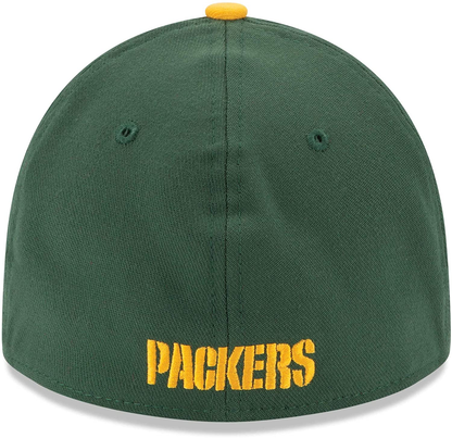 New Era 39THIRTY NFL Green Bay Packers Team Classic Green Flex Stretch Fit Hat