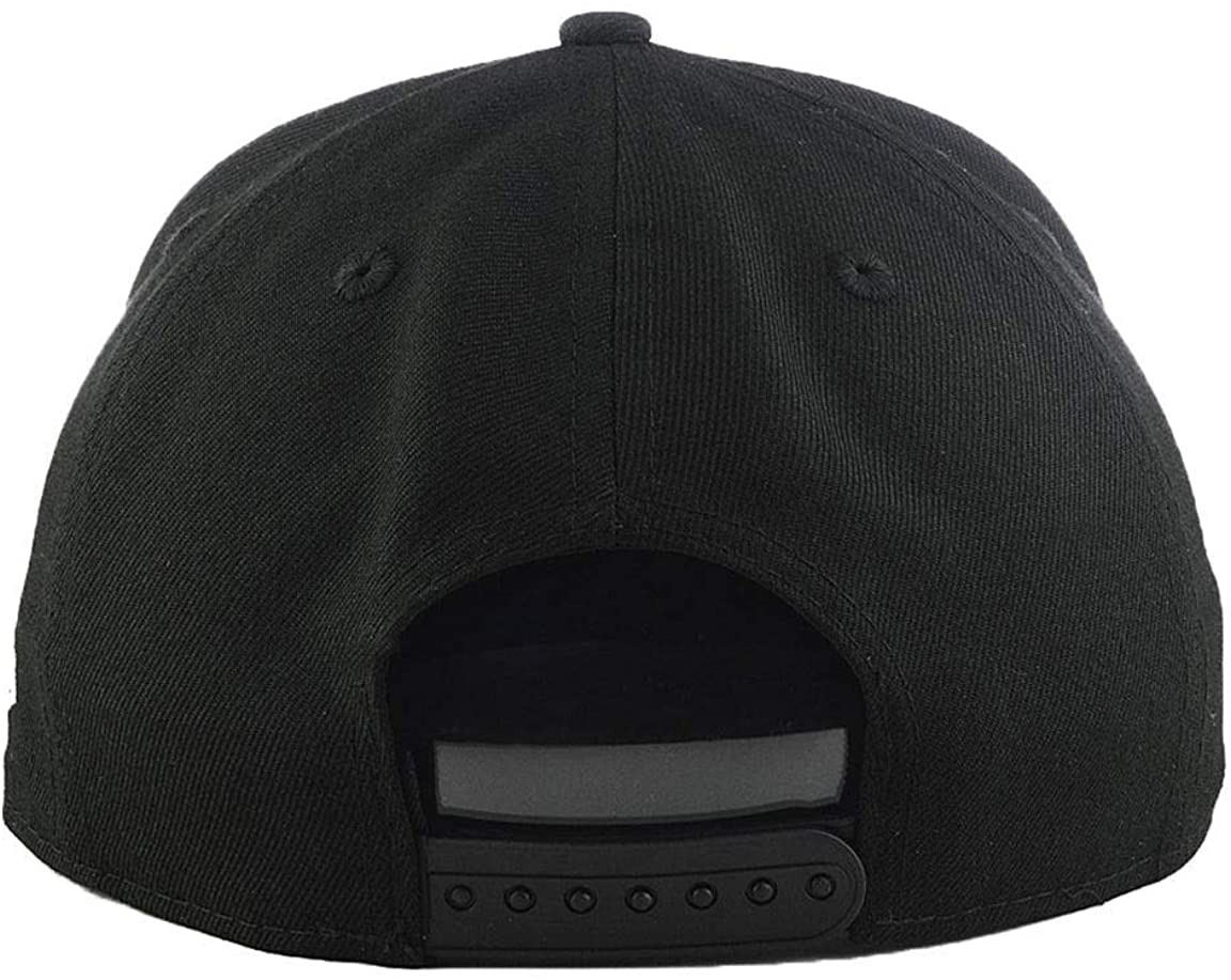 New Era 9FIFTY Blank Custom Adjustable Black Snapback Cap