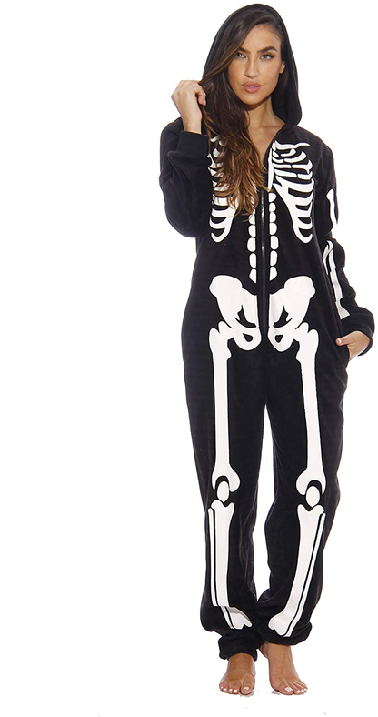 Just Love Skeleton Onesie Adult Pajamas