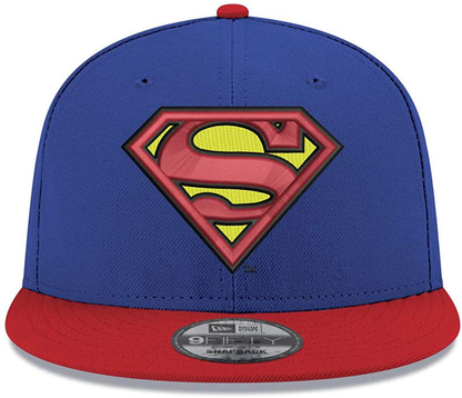 New Era 9FIFTY Superman Branded Basic Adjustable Blue/Red Snapback Cap