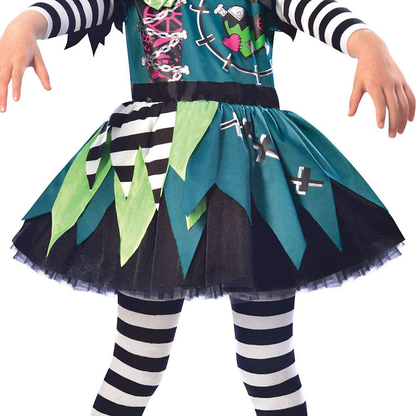 Suit Yourself Monster Miss Halloween Toddler Girls Costume (Includes Headband)