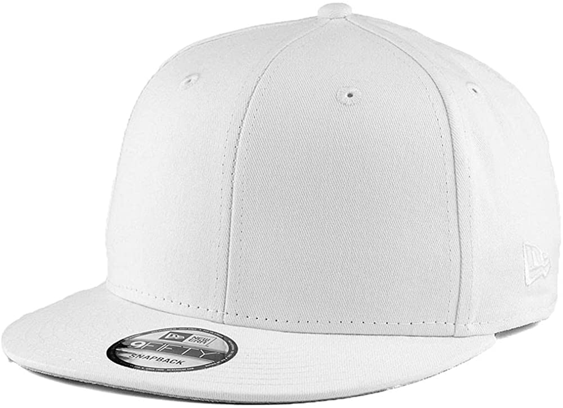 New Era 9FIFTY Blank Custom Adjustable White Snapback Cap