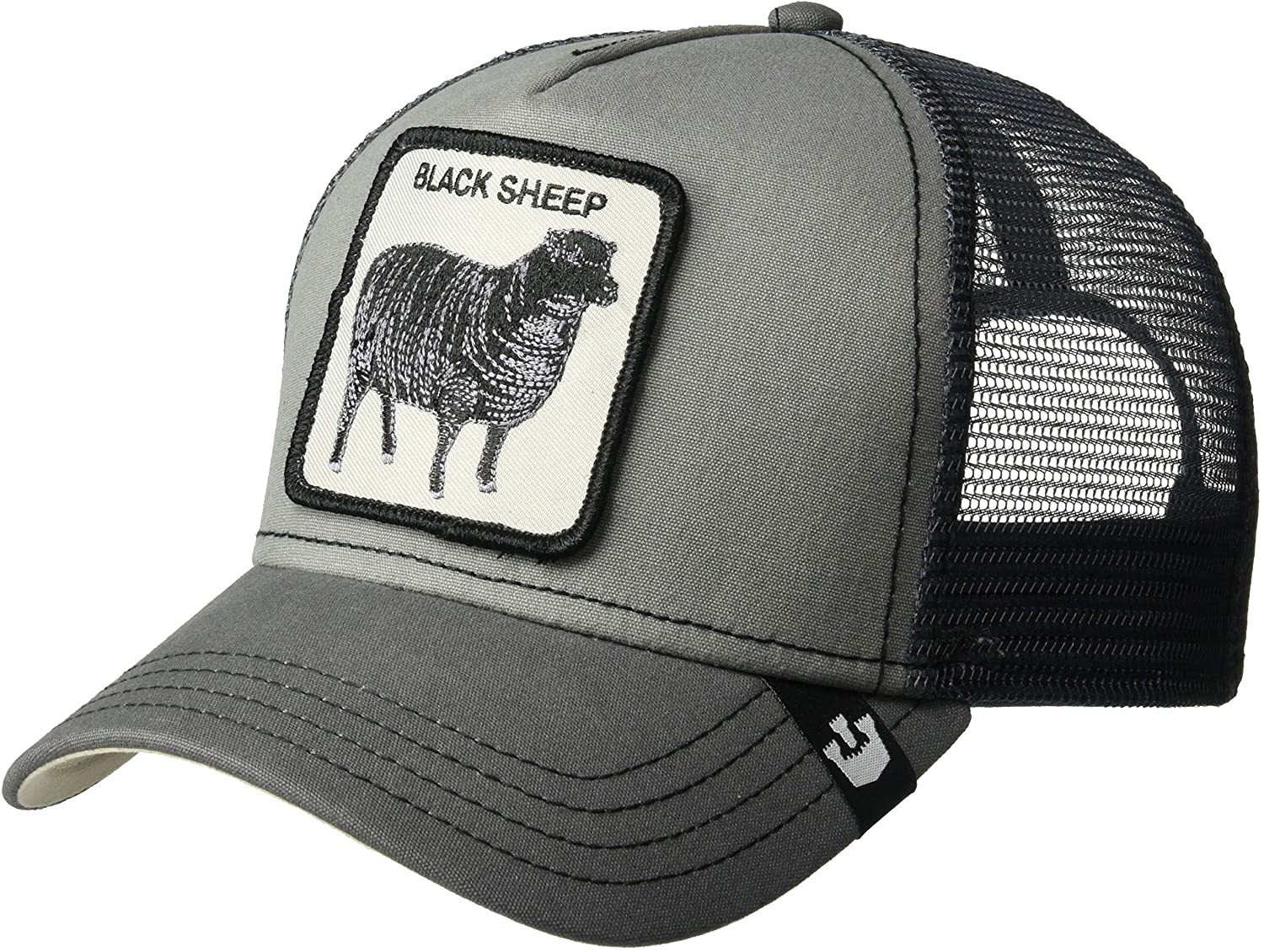 Goorin Bros Grey/Black Sheep Men's Trucker Hat