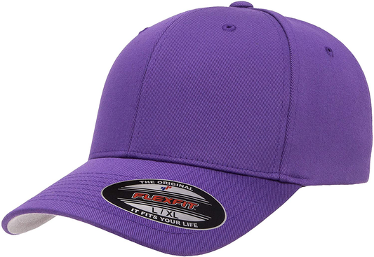 Flexfit Athletic Baseball Purple Men's Fitted Cap