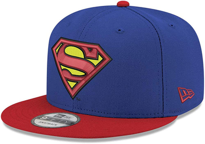 New Era 9FIFTY Superman Branded Basic Adjustable Blue/Red Snapback Cap