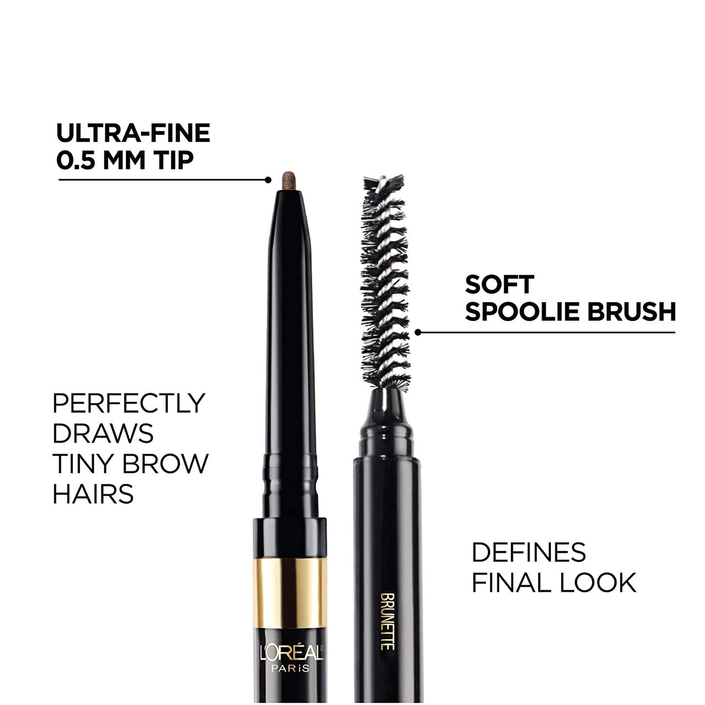 L'Oreal Paris Makeup Brow Stylist Definer Waterproof Eyebrow Pencil UltraFine