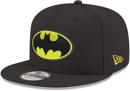 New Era 9FIFTY Batman Branded Basic Adjustable Black Snapback Cap