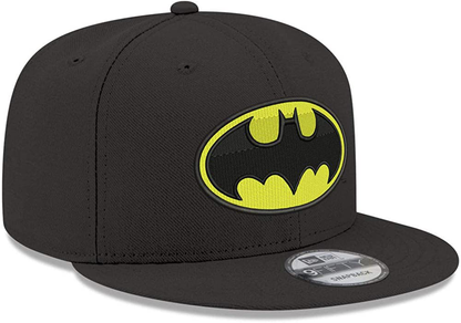 New Era 9FIFTY Batman Branded Basic Adjustable Black Snapback Cap
