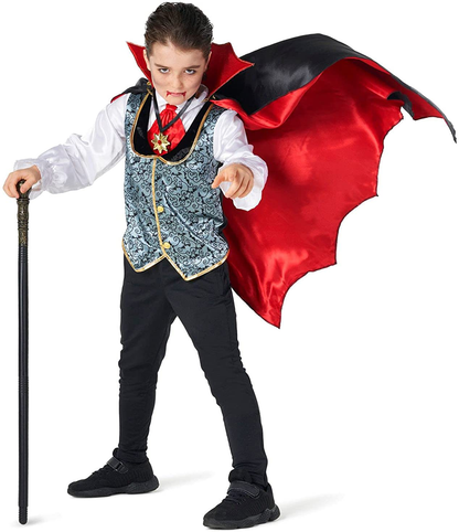 Morph Dracula Vampire Gothic Spooky Halloween Boys Costume