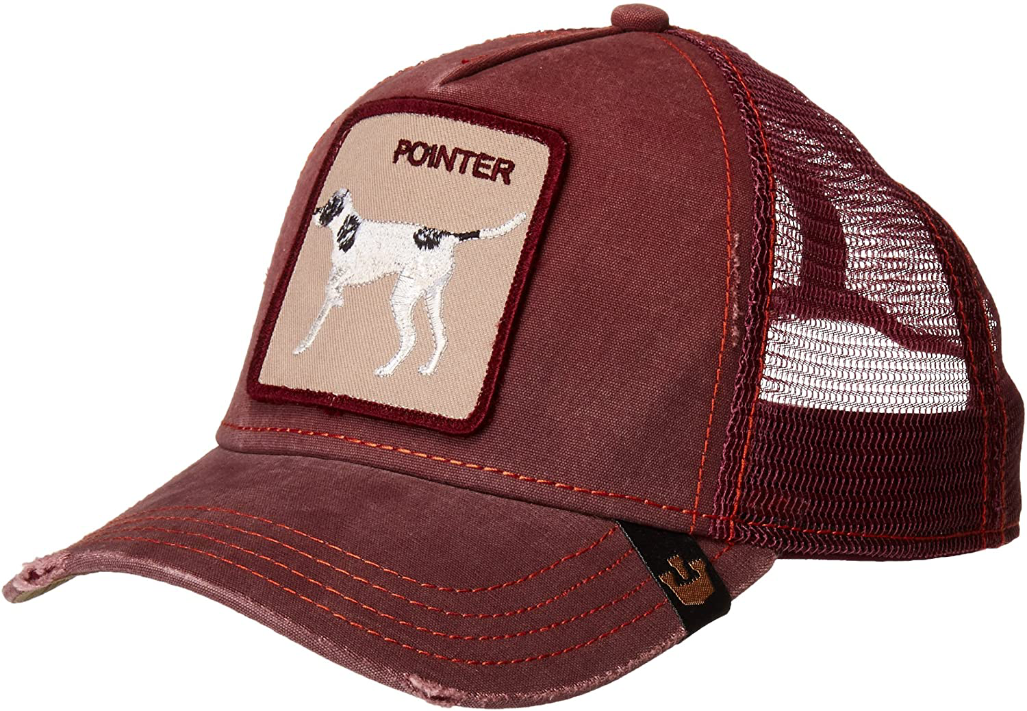 Goorin Bros Maroon Pointer Dog Men's Trucker Hat