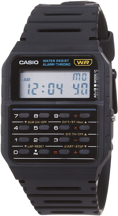 Casio Vintage Calculator Black Men's Watch CA-53W-1ER