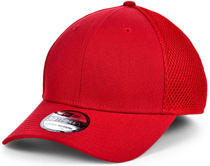 New Era 39THIRTY Blank Custom Neo Red Stretch Fit Cap