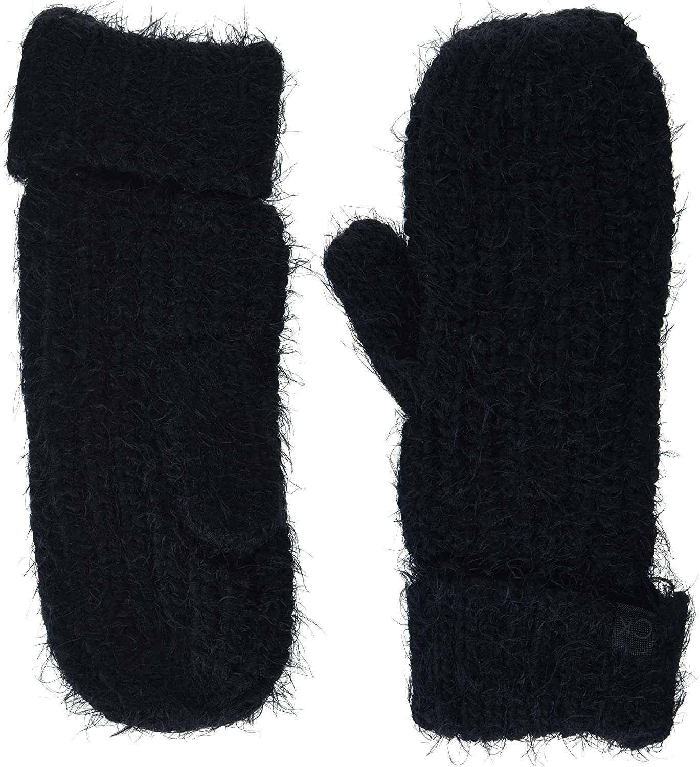 Calvin Klein Eyelash Black Women's Mitten