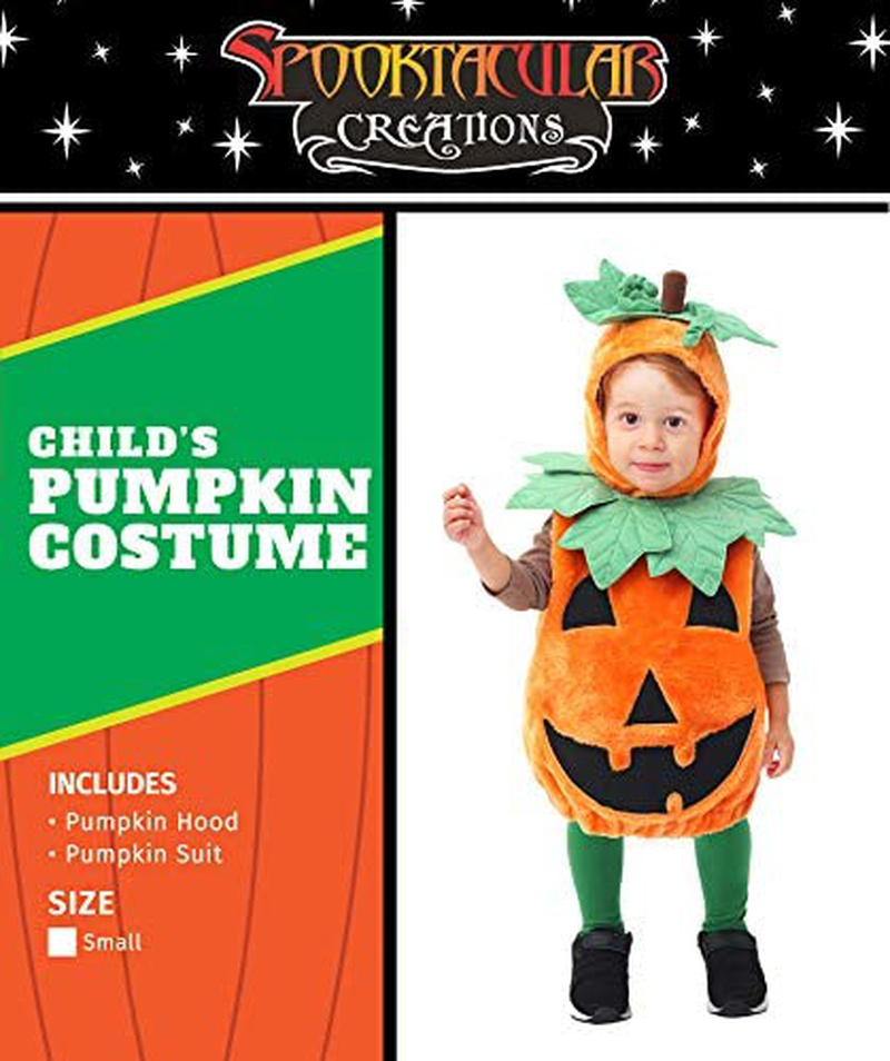 Spooktacular Creations Baby Pumpkin Deluxe Set Toddler Infant Costume