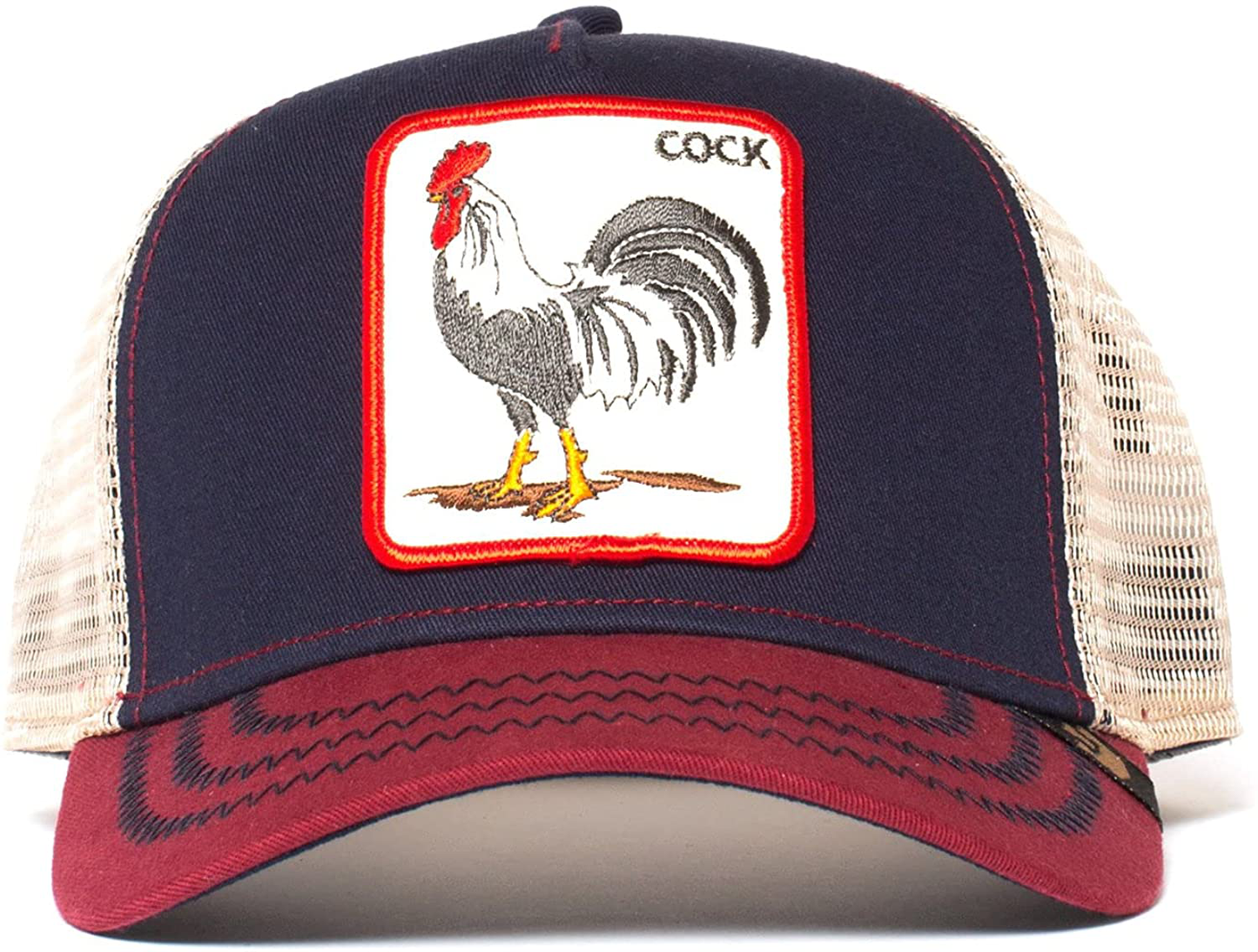 Goorin Bros Navy/Red Rooster Men's Trucker Hat