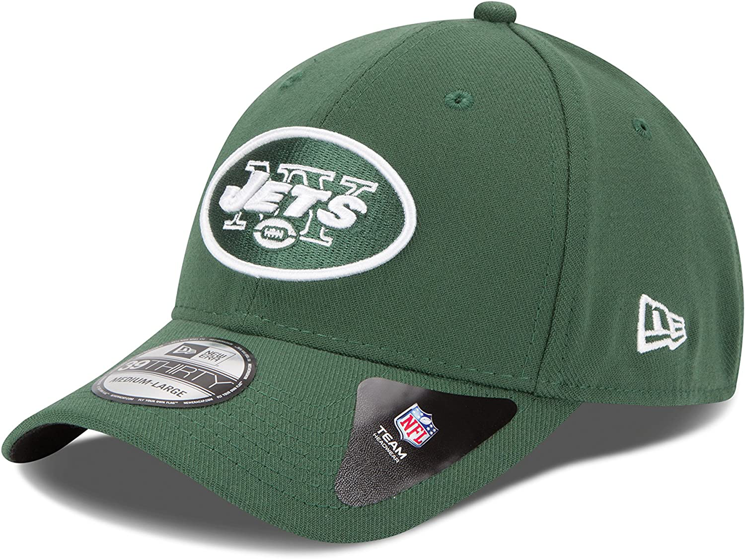 New Era 39Thirty NFL New York Jets Team Classic Green Flex Fitted Hat