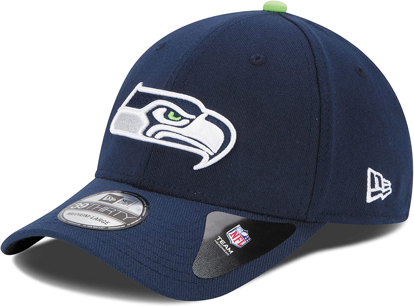 New Era 39THIRTY NFL Seattle Seahawks Team Classic Blue Flex Stretch Fit Hat