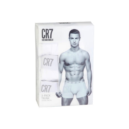 Cristiano Ronaldo CR7 3-Pack Boxer Briefs White Men's Underwear 8100-4920-100