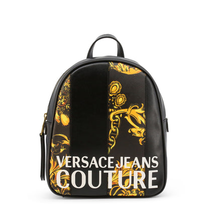 Versace Jeans Couture Baroque Black/Gold Women's Backpack 71VA4B47-ZS082-G89