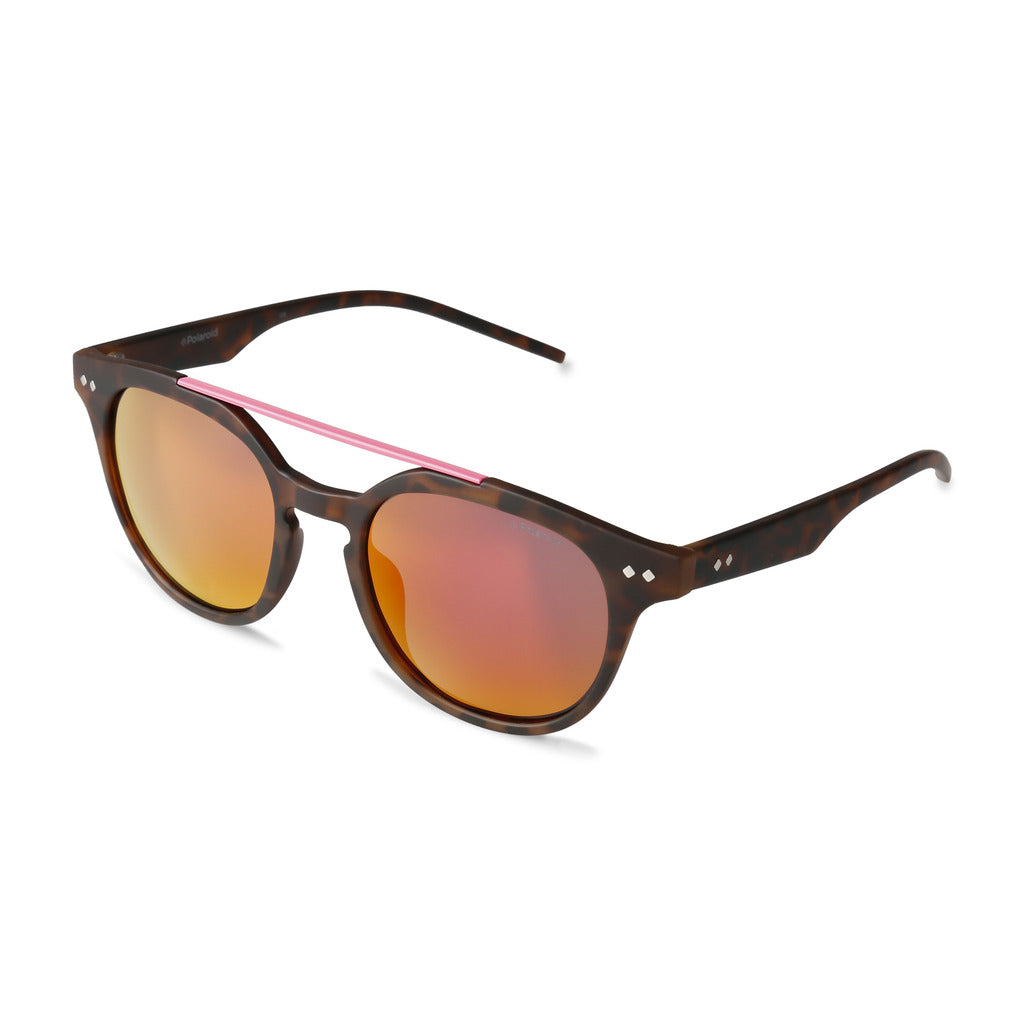 Polaroid Round Brown Havana/Grey Pink Polarized Sunglasses PLD 1023/S 202/AI