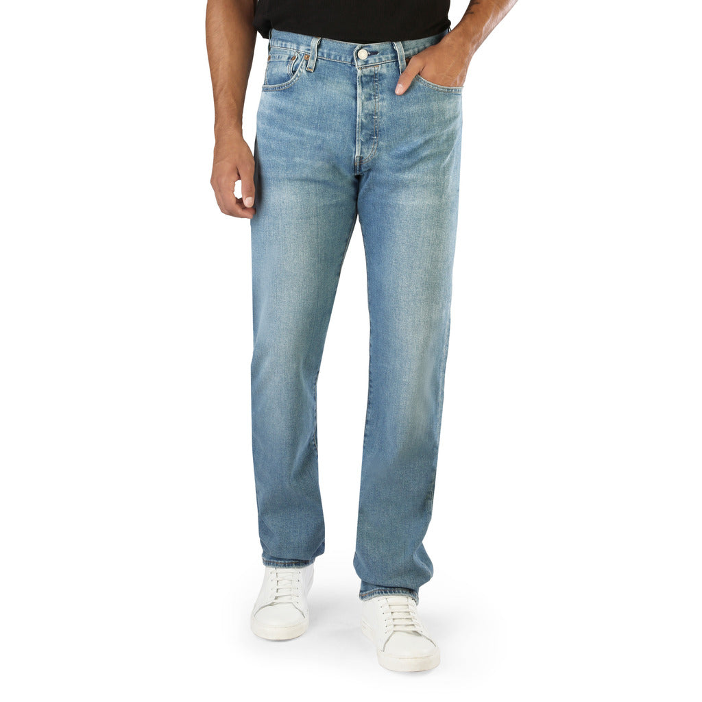 Levi's 501 Original Light Indigo Worn In Men's Jeans 005013340
