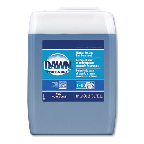 Dawn Manual Pot And Pan Dish Detergent Original Scent Five Gallon Cube 70681