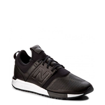 New Balance 247 Black Leather Men's Running Shoes MRL247VE