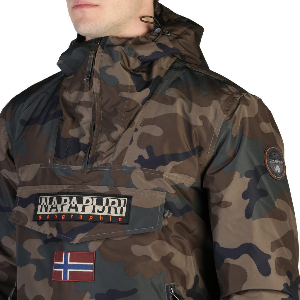 Napapijri Rainforest Winter Pocket Print Camouflage Men's Jacket NA4EGW-F84