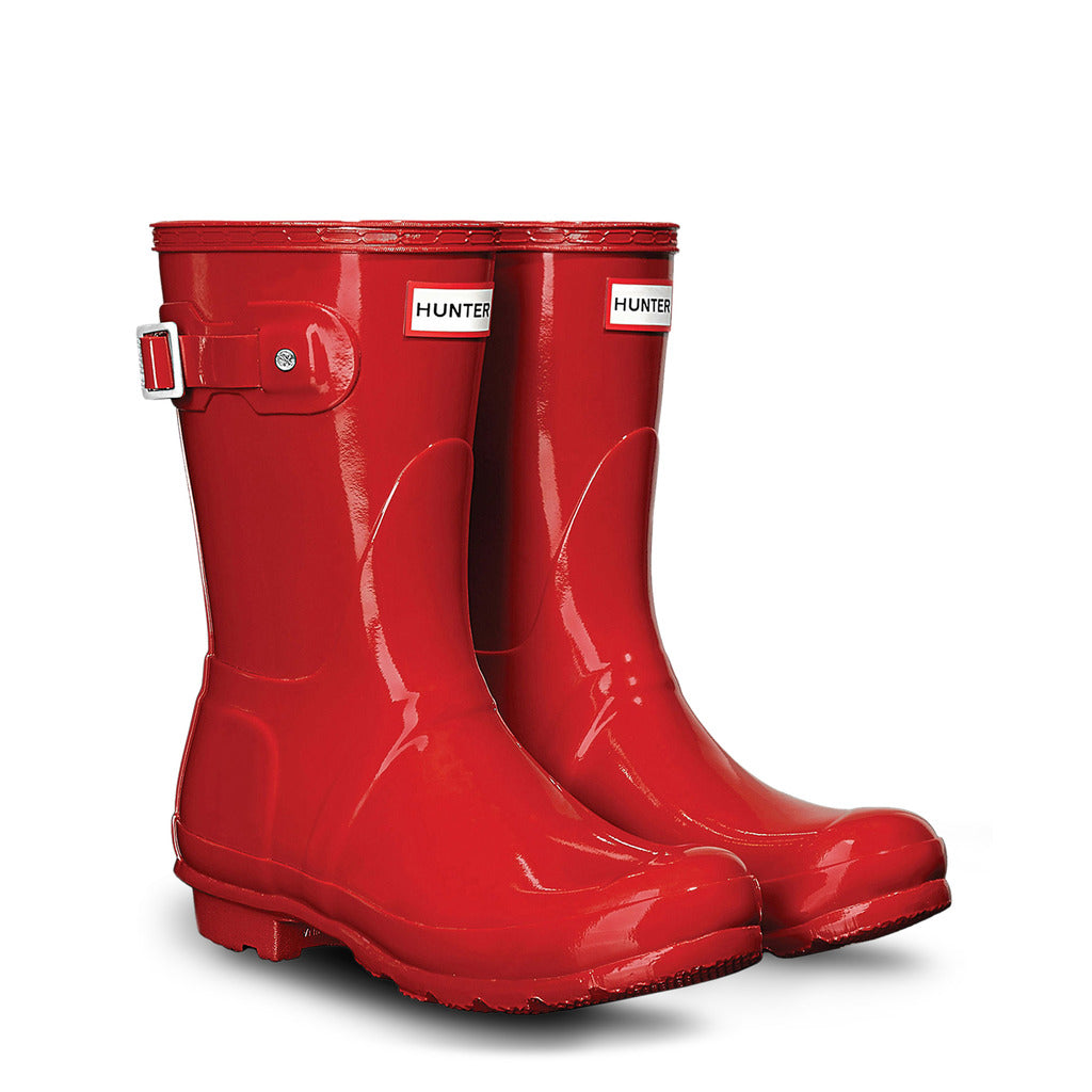 Hunter Original Short Gloss Military Red Women's Rain Boots WFS1000RGL-MLR