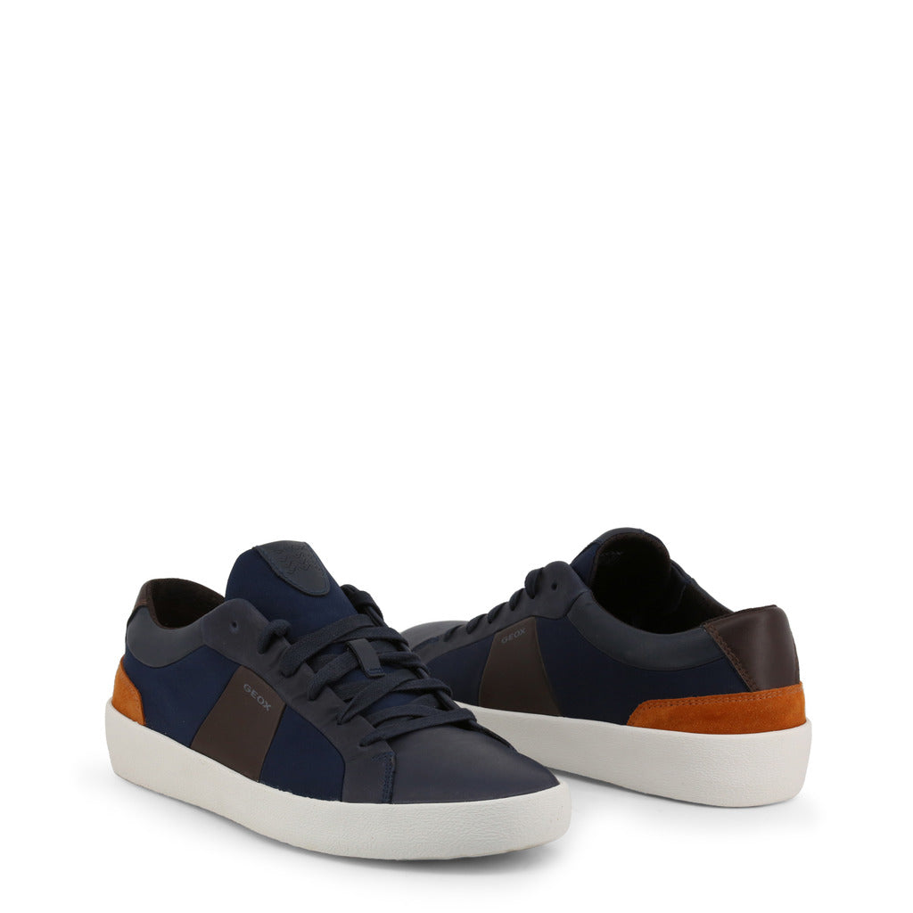 Geox Warley Navy/Coffee Low Top Casual Men's Sneakers U926HB04311C4339