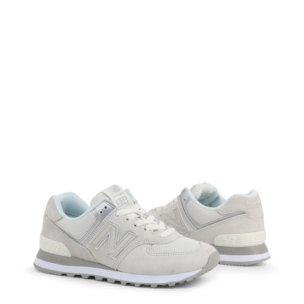 New Balance 574 Core Sea Salt with Silver Women's Running Shoes WL574EX