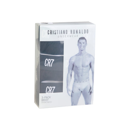Cristiano Ronaldo CR7 3-Pack Briefs Black Men's Underwear 8100-6610-900
