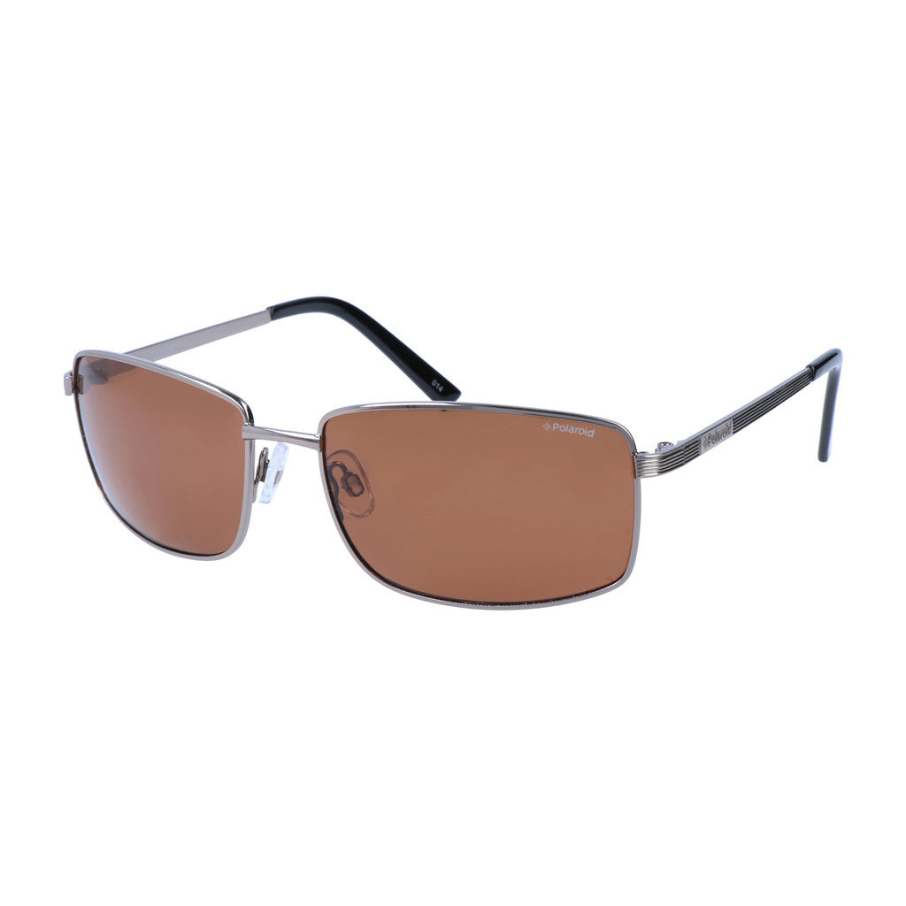 Polaroid Rectangle Grey Brown Polarized Men's Sunglasses P4410 B9W/HE