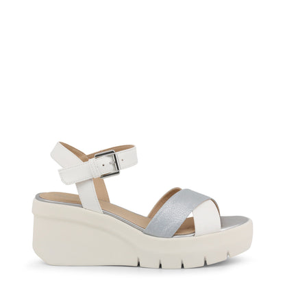 Geox Torrence White/Silver Non-Slip Women's Sandals D92CPB0BCBNC0007