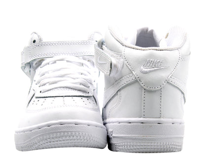 Nike Air Force 1 Mid (PS) White/White Little Kids Basketball Shoes 314196-113
