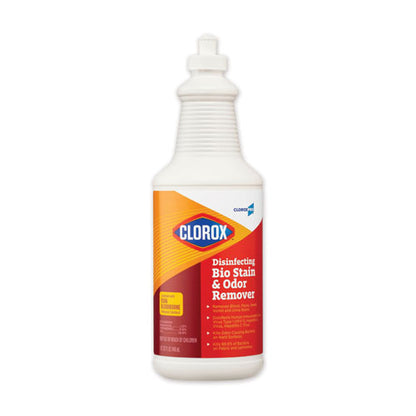 Clorox Disinfecting Bio Stain and Odor Remover Fragranced 32 oz Pull-Top Bottle 31911