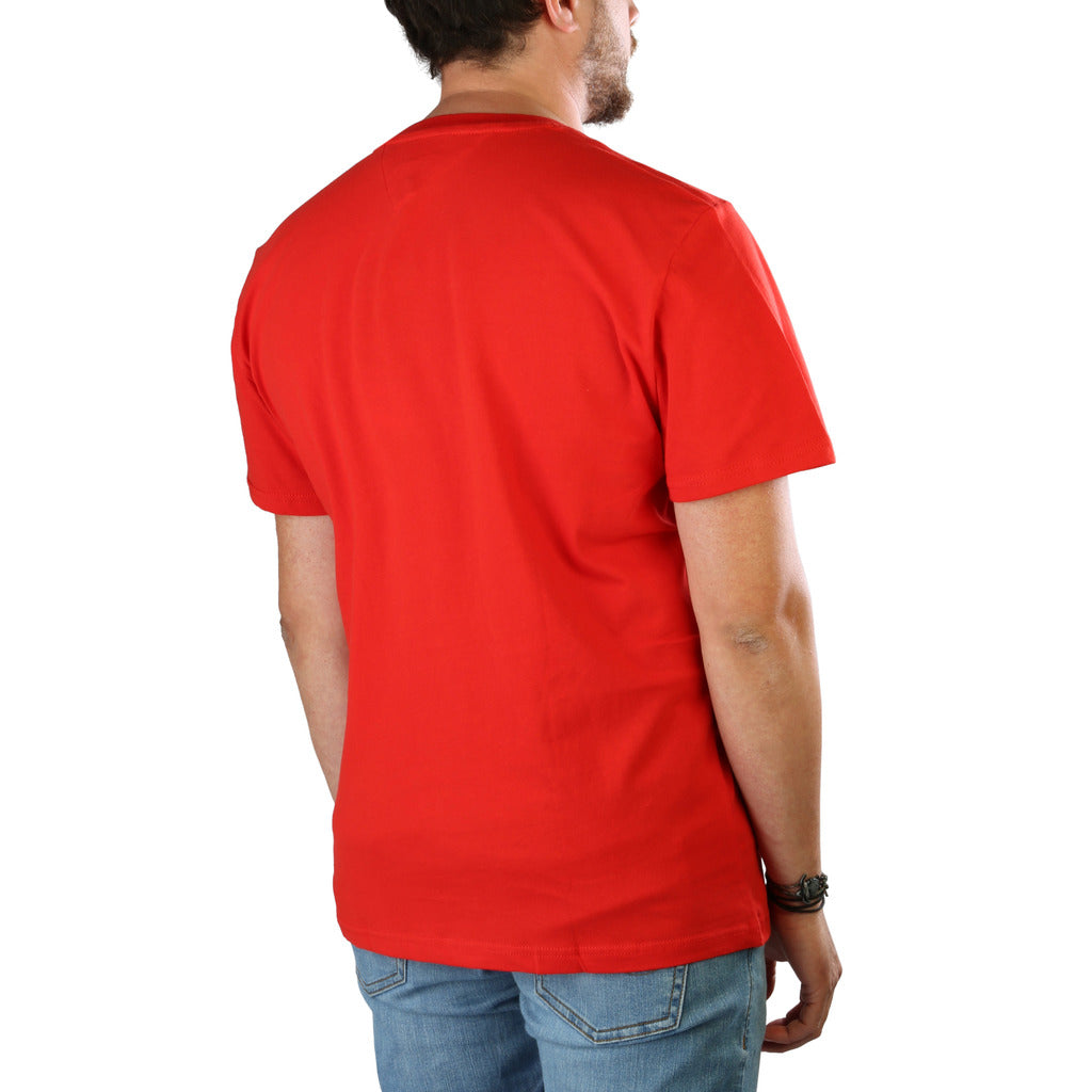 Tommy Hilfiger Logo Print Red Men's T-Shirt DM0DM14001-XNL