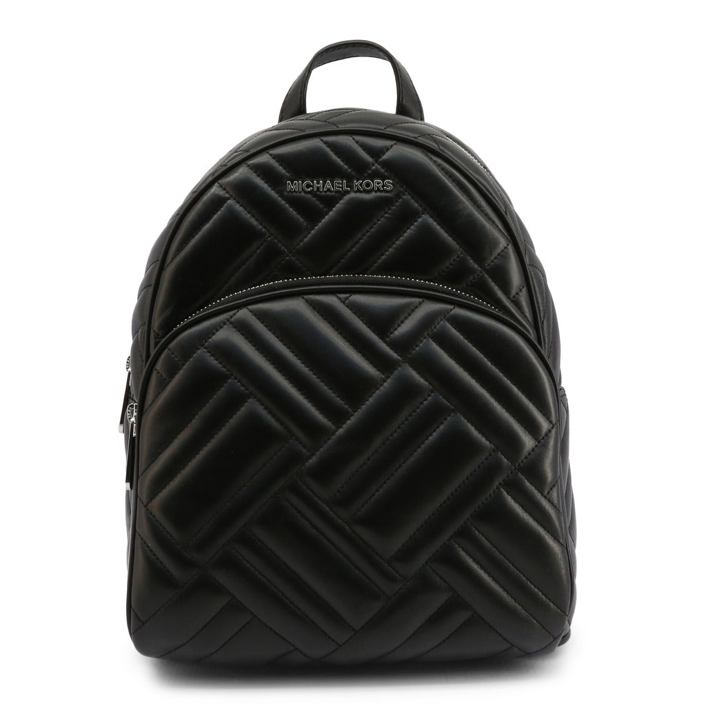 Michael Kors Abbey Black Leather Women's Backpack 35S9SAYB2T-BLACK