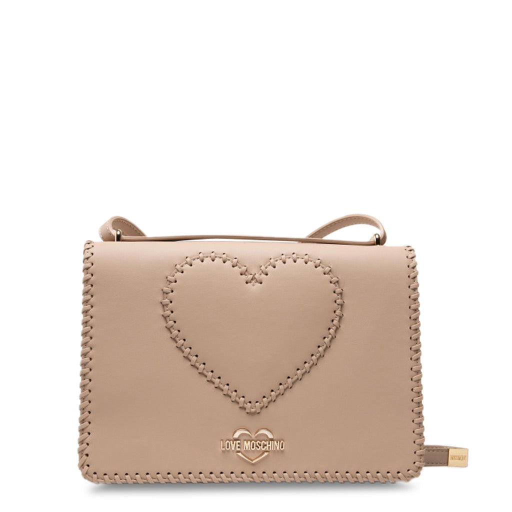 Love Moschino Laced Soft Heart Nude Women's Shoulder Bag JC4034PP1ELH0107